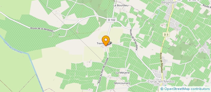 localisation de l'entreprise SCI KATZEF  CIVRAC-EN-MEDOC