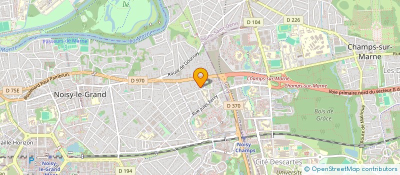 localisation de l'entreprise SCI KAU à NOISY-LE-GRAND