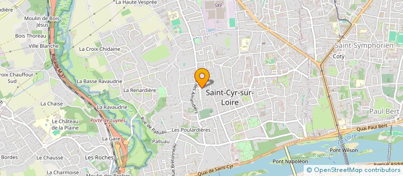 localisation de l'entreprise SCI KAUKURA à SAINT-CYR-SUR-LOIRE
