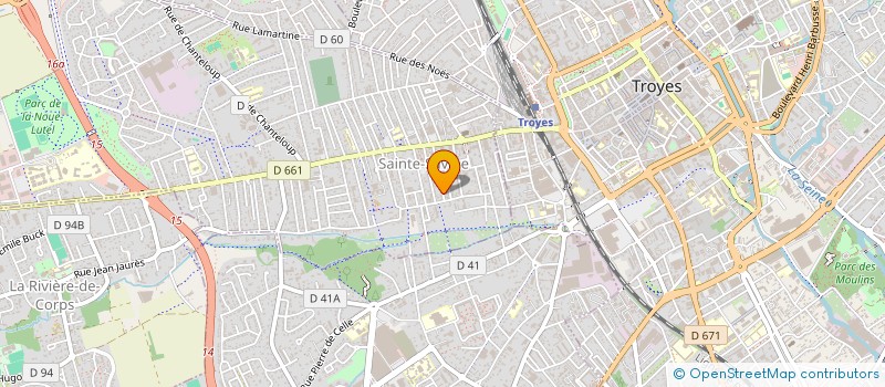 localisation de l'entreprise SCI KAUPANGUR  SAINTE-SAVINE