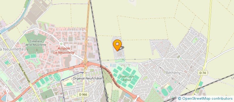 localisation de l'entreprise SCI KAVALENA  BETHENY