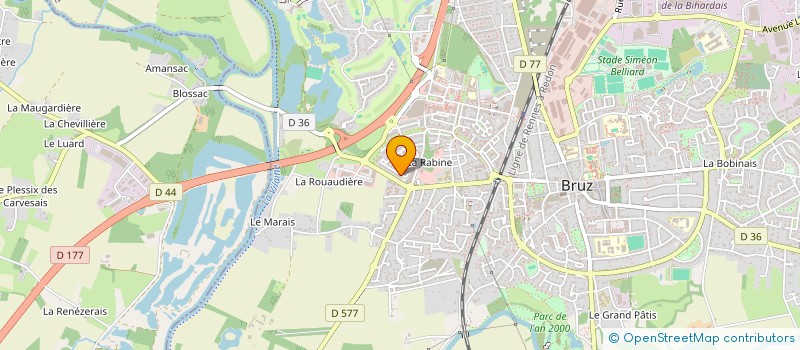 localisation de l'entreprise SCI KAVARO  BRUZ