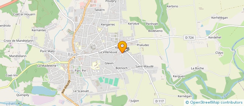 localisation de l'entreprise SCI KAVELL  BAUD