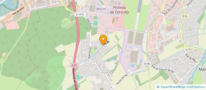 localisation de l'entreprise SCI KAVI  AUGNY