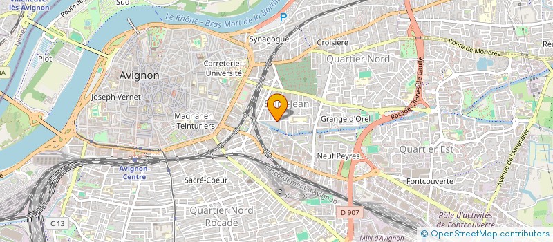 localisation de l'entreprise SCI KAVIC  AVIGNON