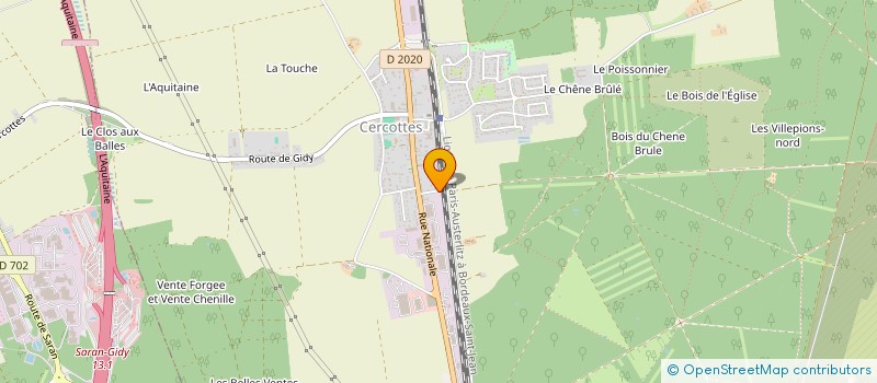 localisation de l'entreprise SCI KAVICE à CERCOTTES