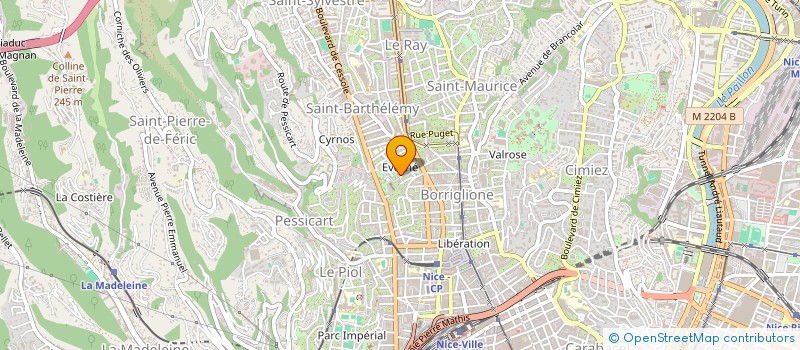 localisation de l'entreprise SCI KAWA à NICE
