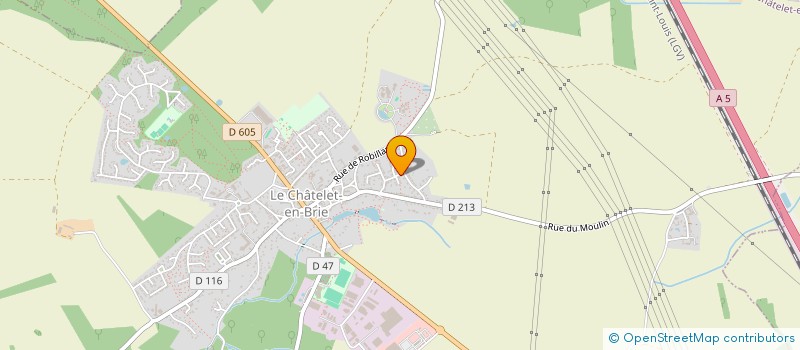 localisation de l'entreprise SCI KAWABATAZ  LE CHATELET-EN-BRIE