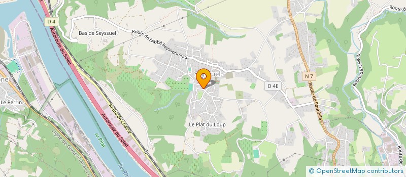 localisation de l'entreprise SCI KAWAII  SEYSSUEL