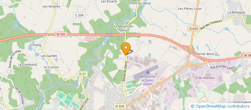 localisation de l'entreprise SCI KAWASKO à SAINT-JUNIEN