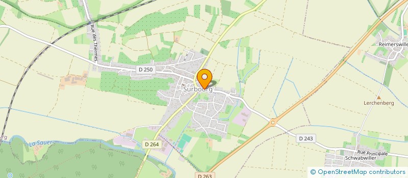 localisation de l'entreprise SCI KAWING  SURBOURG