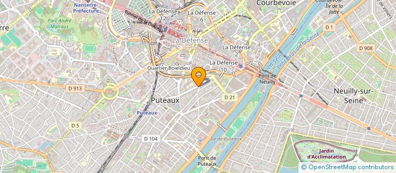 localisation de l'entreprise SCI KAWTER  PUTEAUX