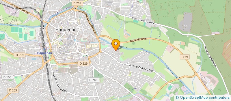 localisation de l'entreprise SCI KAXA  HAGUENAU