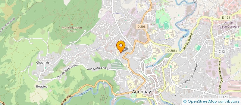 localisation de l'entreprise SCI KAYA à ANNONAY