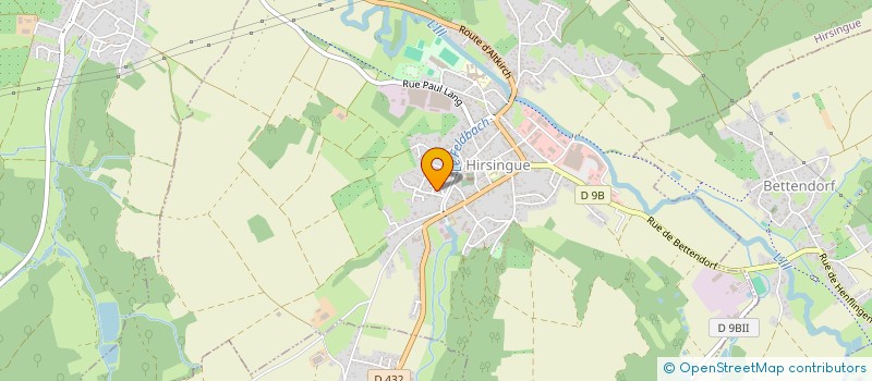 localisation de l'entreprise SCI KAYA  HIRSINGUE