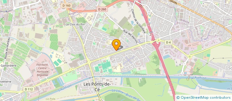 localisation de l'entreprise SCI KAYA LIOTON  LES PONTS-DE-CE