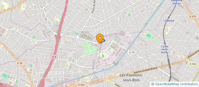 localisation de l'entreprise SCI KAYAN à LES PAVILLONS-SOUS-BOIS