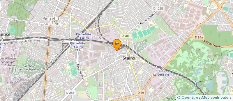 localisation de l'entreprise SCI KAYANI à STAINS