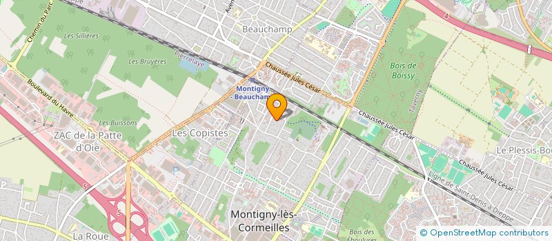 localisation de l'entreprise SCI KAYASHE  MONTIGNY-LES-CORMEILLES