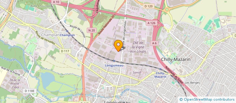 localisation de l'entreprise SCI KAYSER  CHAMPLAN