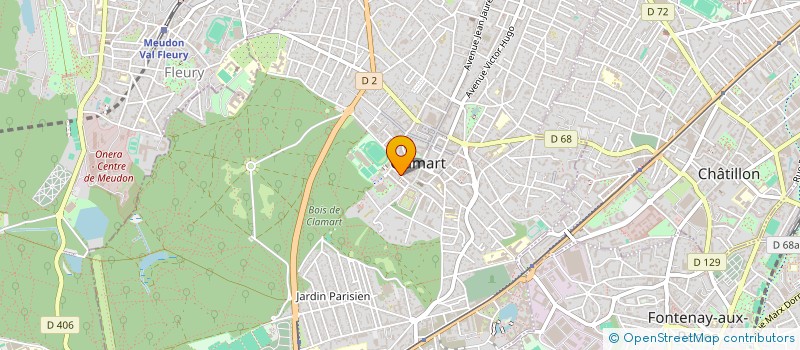 localisation de l'entreprise SCI KAYZEN  CLAMART