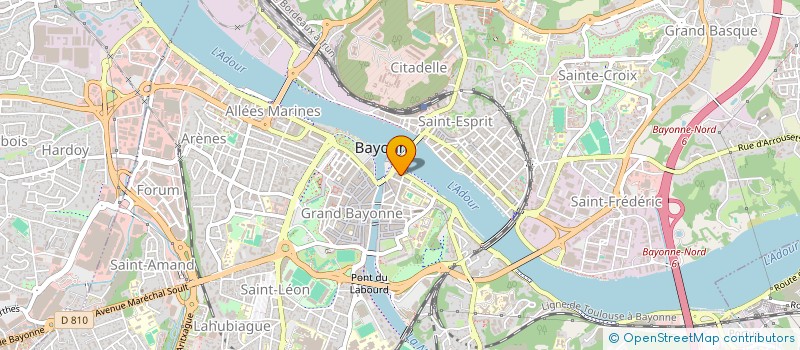 localisation de l'entreprise SCI KAZABELLE à BAYONNE