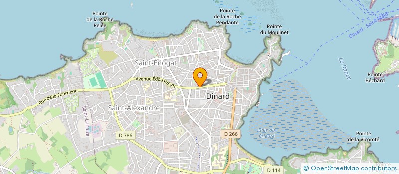 localisation de l'entreprise SCI KAZH  DINARD