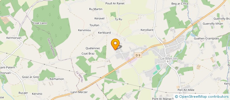 localisation de l'entreprise SCI KAZHIG  LE MERZER