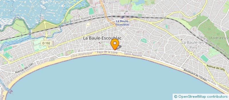 localisation de l'entreprise SCI KAZIA  LA BAULE-ESCOUBLAC