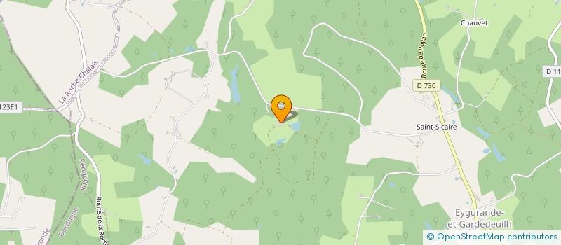 localisation de l'entreprise SCI KAZOKU  ST BARTHELEMY BELLEGARDE