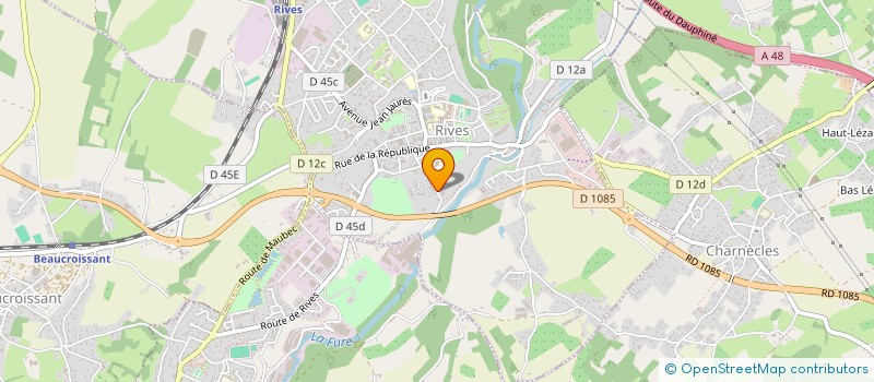 localisation de l'entreprise SCI KAZOO  RIVES