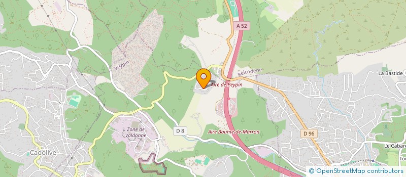 localisation de l'entreprise SCI KB 40  PEYPIN