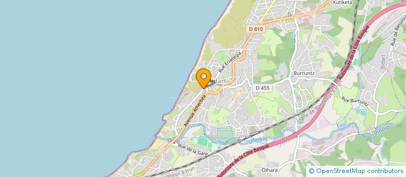 localisation de l'entreprise SCI KB à BIDART