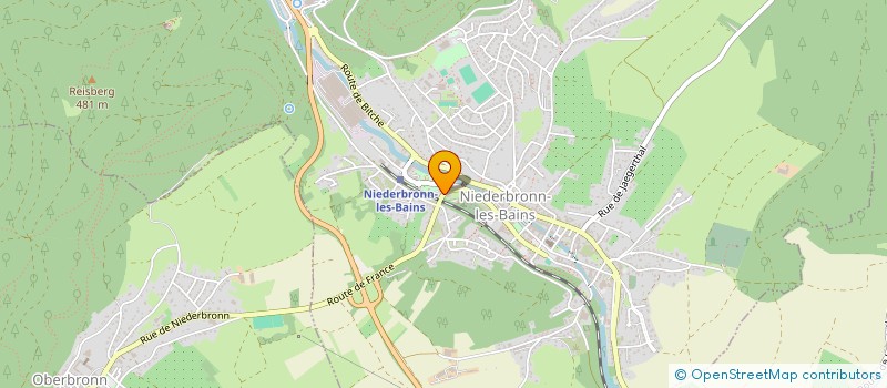 localisation de l'entreprise SCI KB KAYSERSBERG  NIEDERBRONN-LES-BAINS