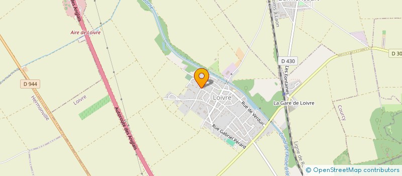 localisation de l'entreprise SCI KBIMMO  LOIVRE