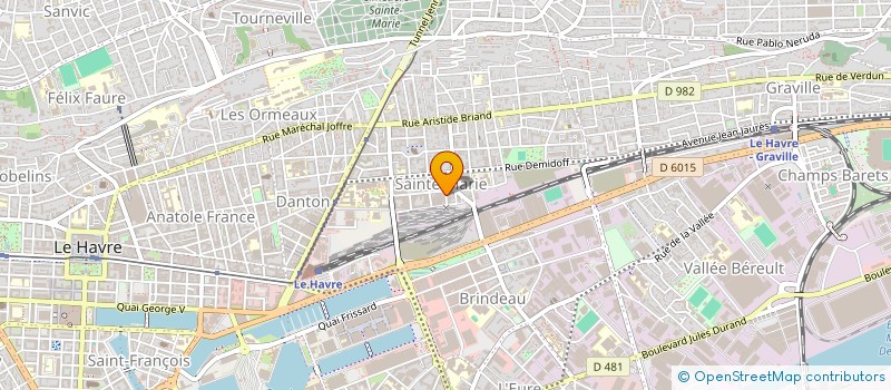 localisation de l'entreprise SCI KBJH 1871 à LE HAVRE