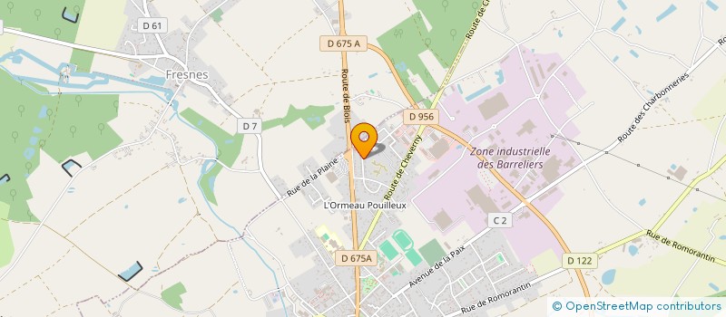 localisation de l'entreprise SCI KBL  LE CONTROIS-EN-SOLOGNE