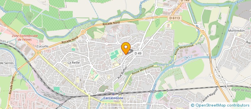localisation de l'entreprise SCI KBM à CARCASSONNE