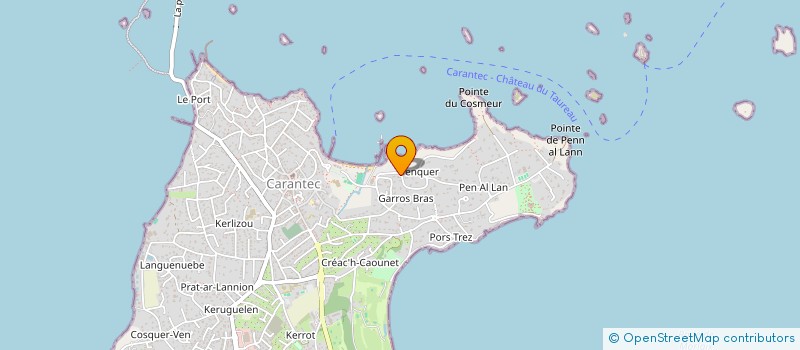 localisation de l'entreprise SCI KBT  CARANTEC