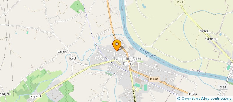 localisation de l'entreprise SCI KBTC  LABASTIDE-SAINT-PIERRE