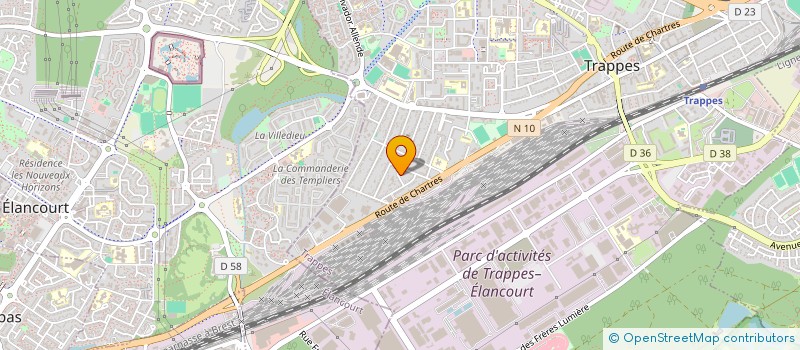 localisation de l'entreprise SCI KBTR  TRAPPES