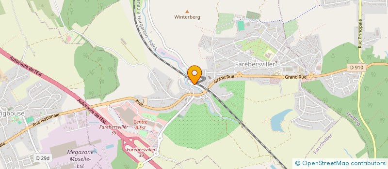 localisation de l'entreprise SCI KBYN  FAREBERSVILLER