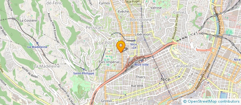localisation de l'entreprise SCI KC à NICE