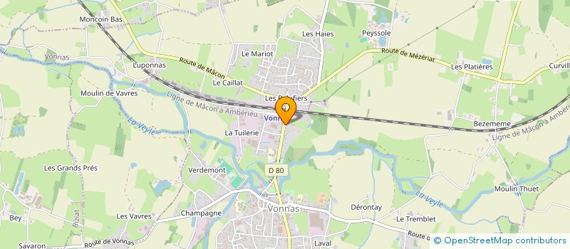 localisation de l'entreprise SCI KC IMMO  VONNAS