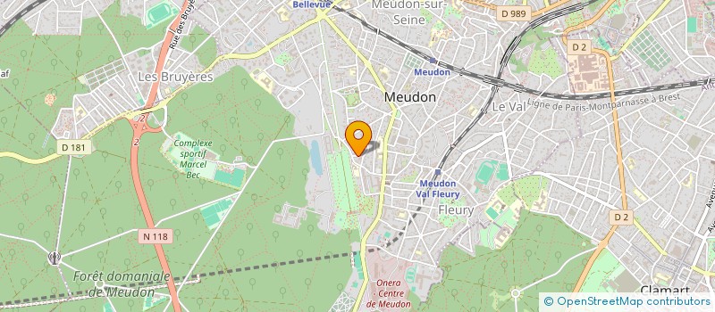 localisation de l'entreprise SCI KCDP à MEUDON