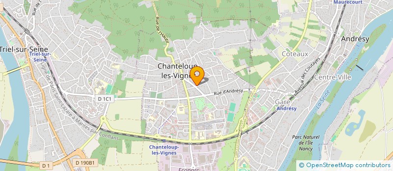 localisation de l'entreprise SCI KCK IMMOBILIER  CHANTELOUP-LES-VIGNES
