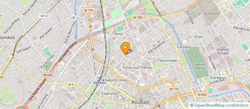 localisation de l'entreprise SCI KCK NDIAYE à LILLE