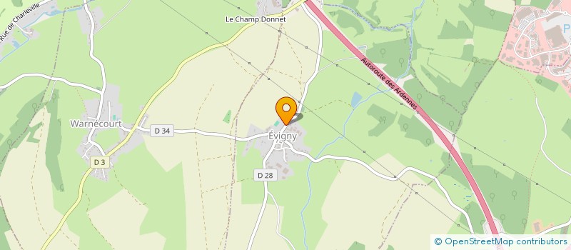 localisation de l'entreprise SCI KCKS IMMO  EVIGNY