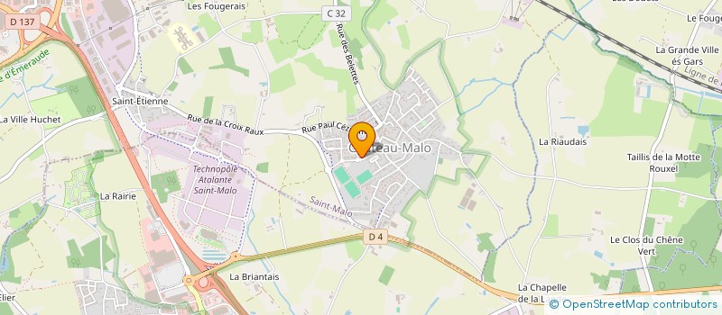 localisation de l'entreprise SCI KCM  SAINT-MALO