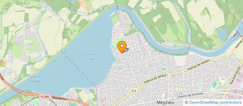 localisation de l'entreprise SCI KCN  MEYZIEU